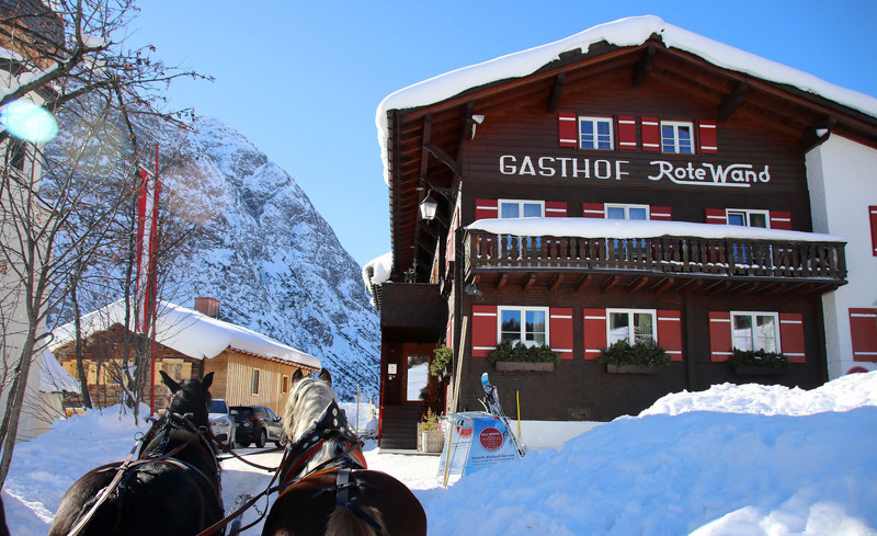 Winterzauber im Gasthof Rote Wand am Arlberg
