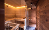 Die private Sauna bietet einen Ort der Ruhe und Entspannung- Ferienhaus Smaragdjuwel