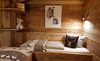 Viel Komfort und Platz für einen ruhigen Schlaf in den Schlafzimmern der Chalets Moll