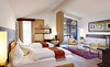 Modernes Interior in den Zimmern des Time Design Hotels Alpen-Karawanserai