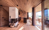 Ferienhaus Smaragdjuwel- Der moderne Wohnbereich bietet eine direkten Zugang zur Terrasse