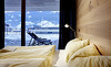 Schlafzimmer mit Zugang zur privaten Terrasse- Chalet Smaragdjuwel