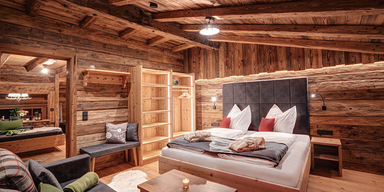 Das Highking Chalet Grünegg besticht mit modernen und luxuriösen Zimmern