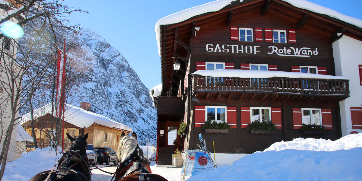 Winterzauber im Gasthof Rote Wand am Arlberg